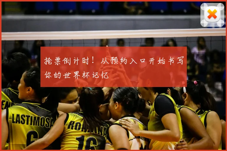 抢票倒计时！从预约入口开始书写你的世界杯记忆